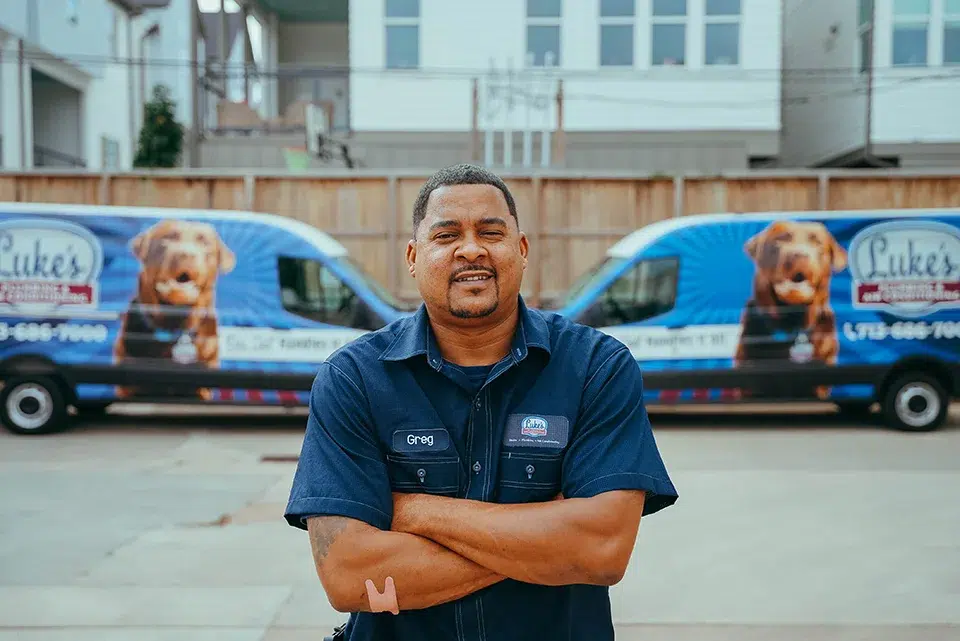 Greg, Houston plumber at Luke's